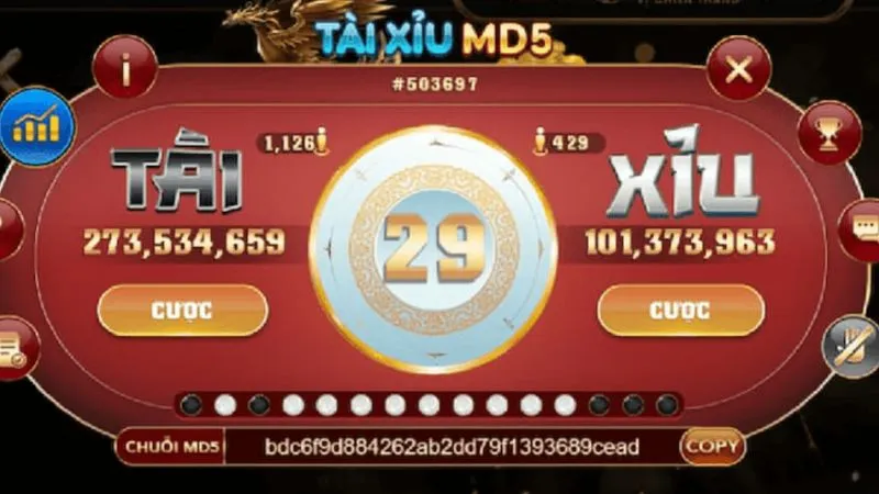 Tài Xỉu MD5 là một trong những tựa game luôn được yêu thích
